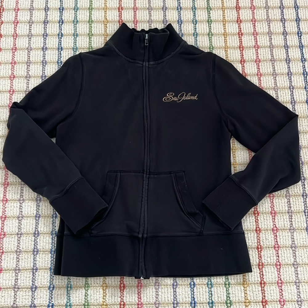 Sea Island zip up light weight sweatshirt - size M
